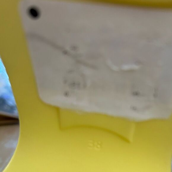 Camper Thelma chunky platform sock boots, Yellow,NWOT Flaw dirt spots, Size 7.5 - Picture 16 of 16